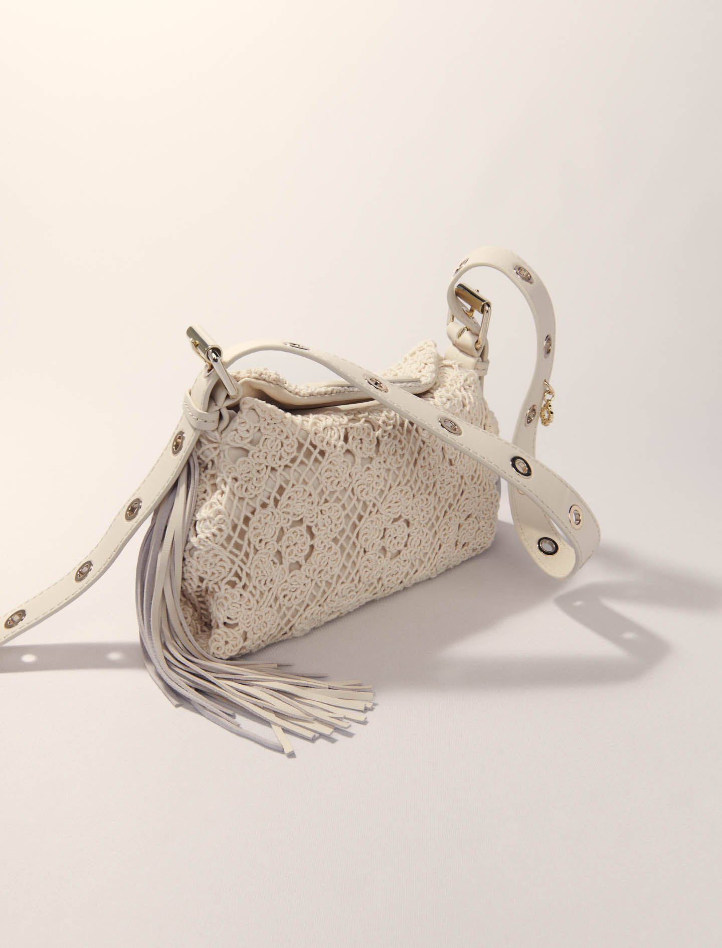 Plain leather mini Miss M bag