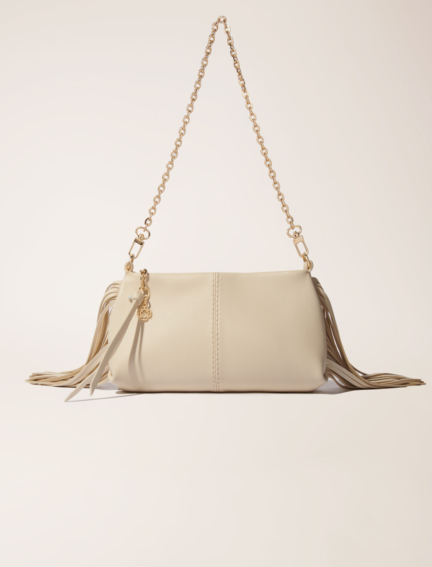 Miss M Pouch denim clutch bag