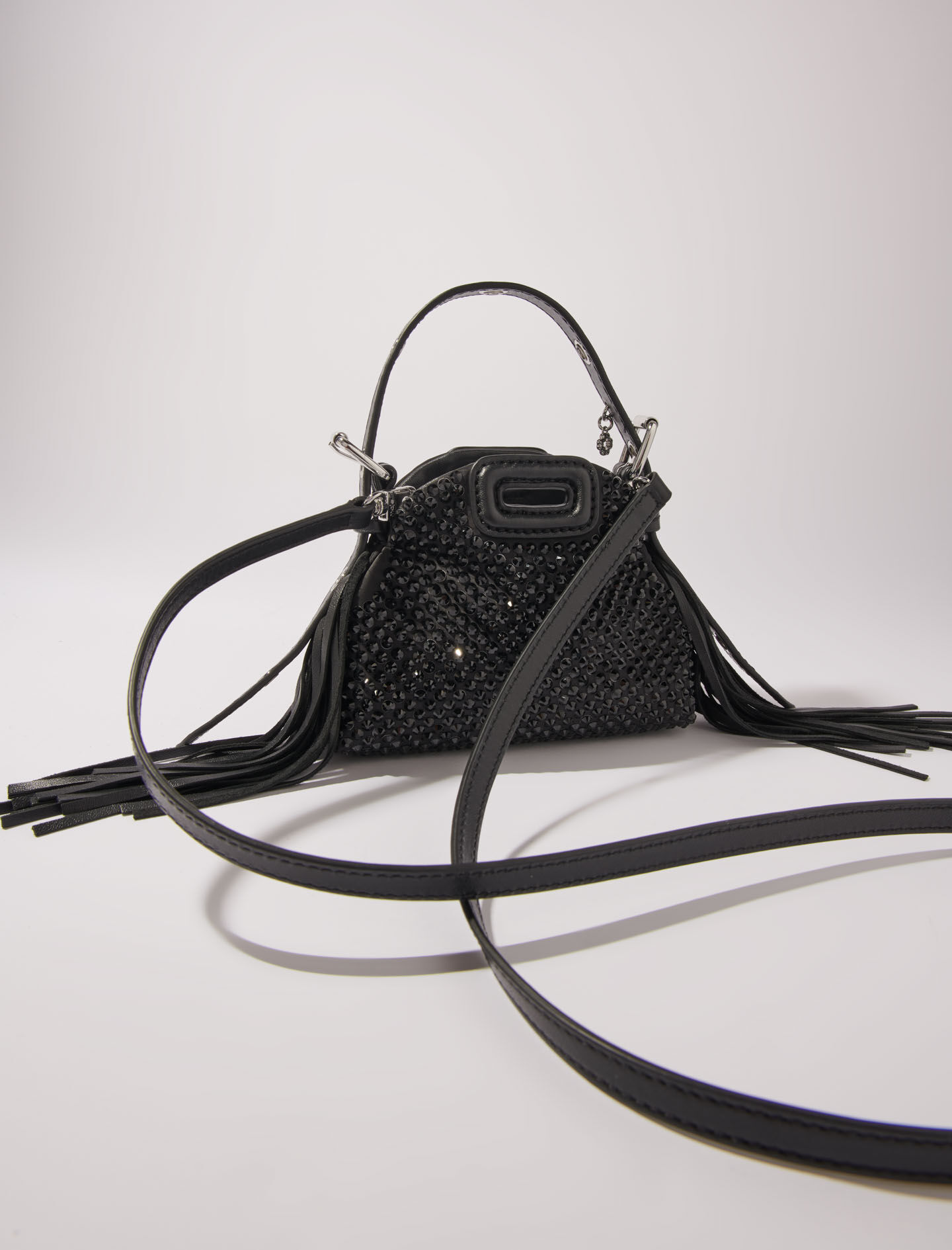 Miss M Nano bag with silver sequins