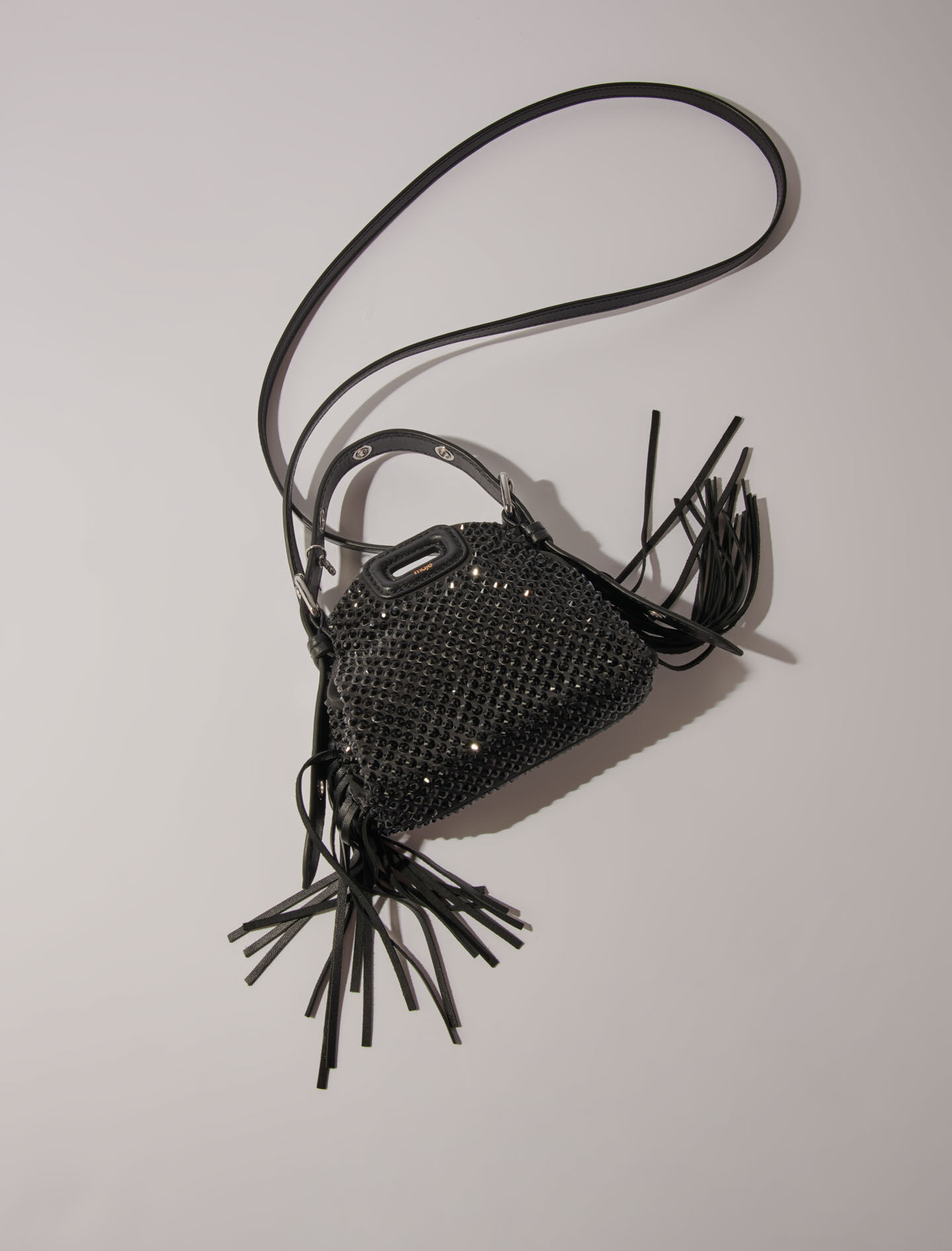 Miss M Nano bag with silver sequins