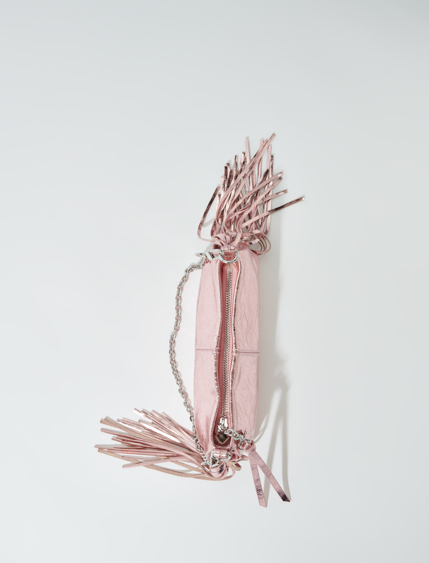 Miss M Pouch denim clutch bag