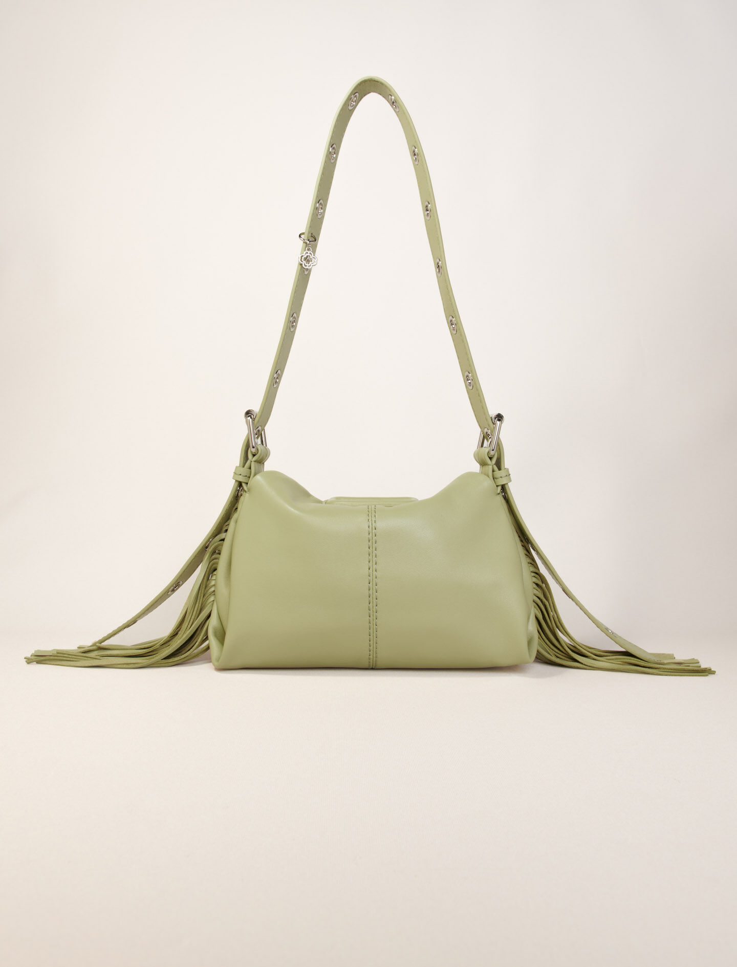 Plain leather mini Miss M bag