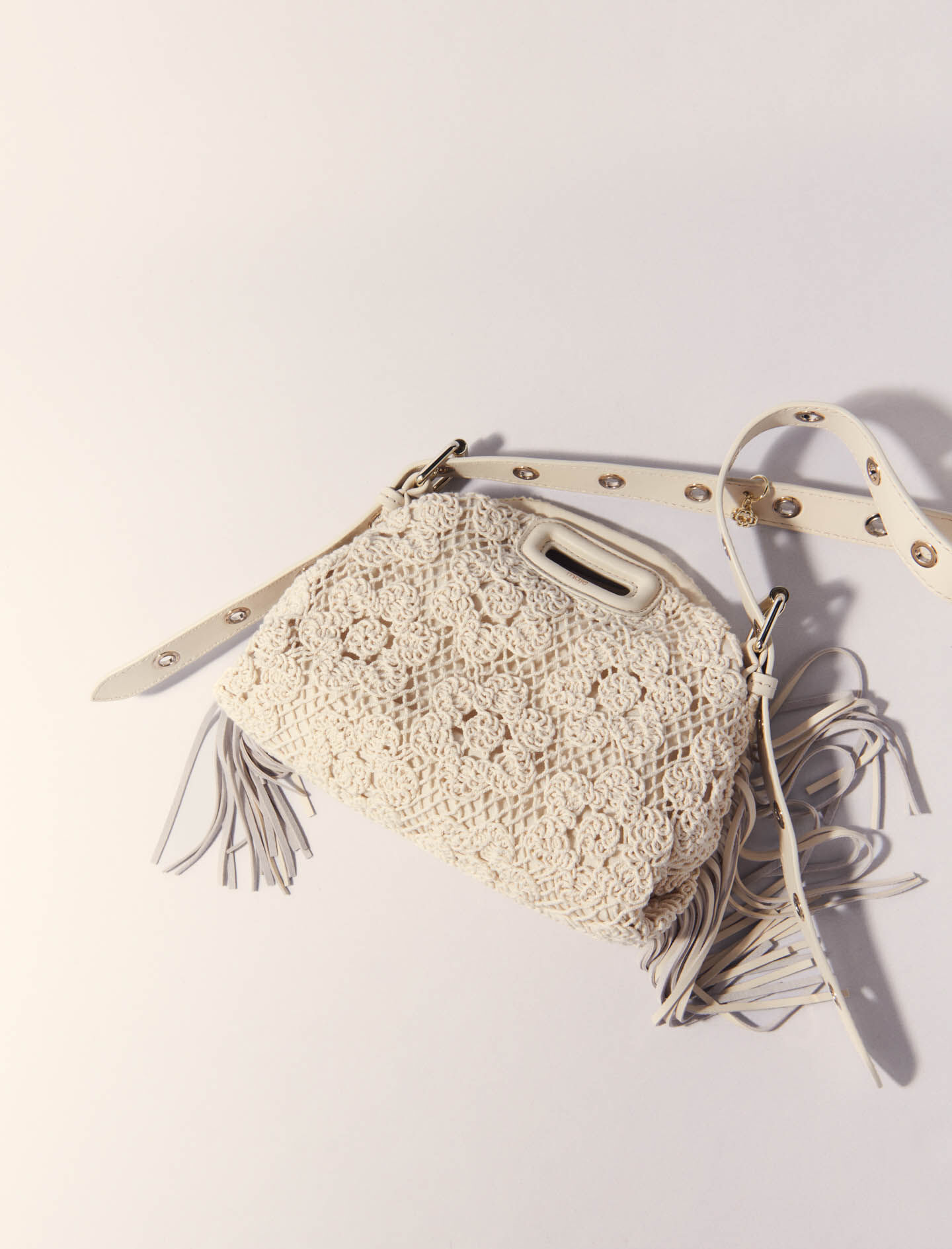 Plain leather mini Miss M bag