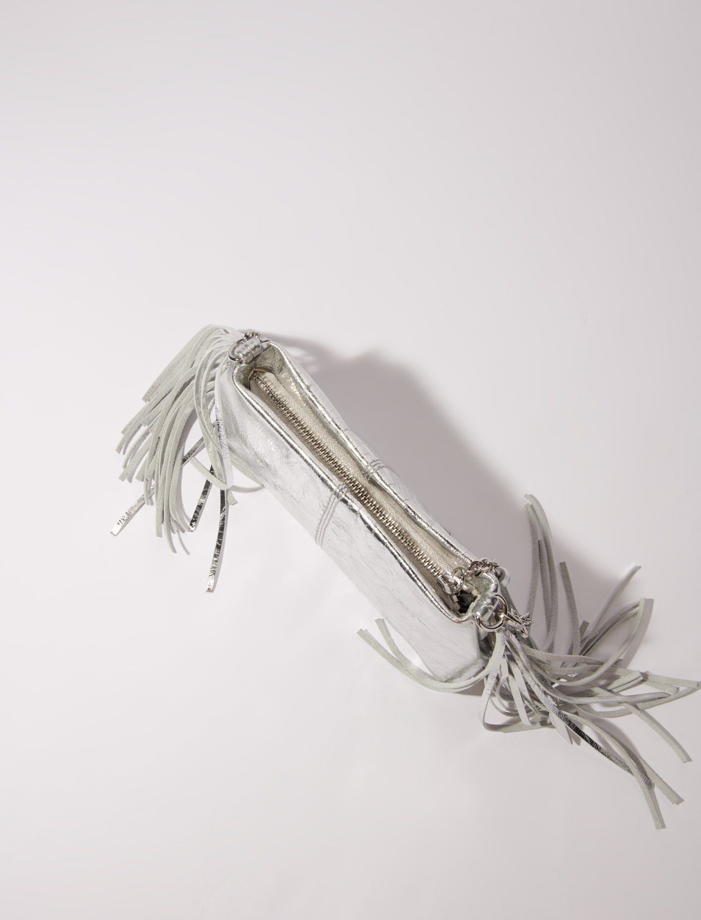 Miss M leather clutch bag