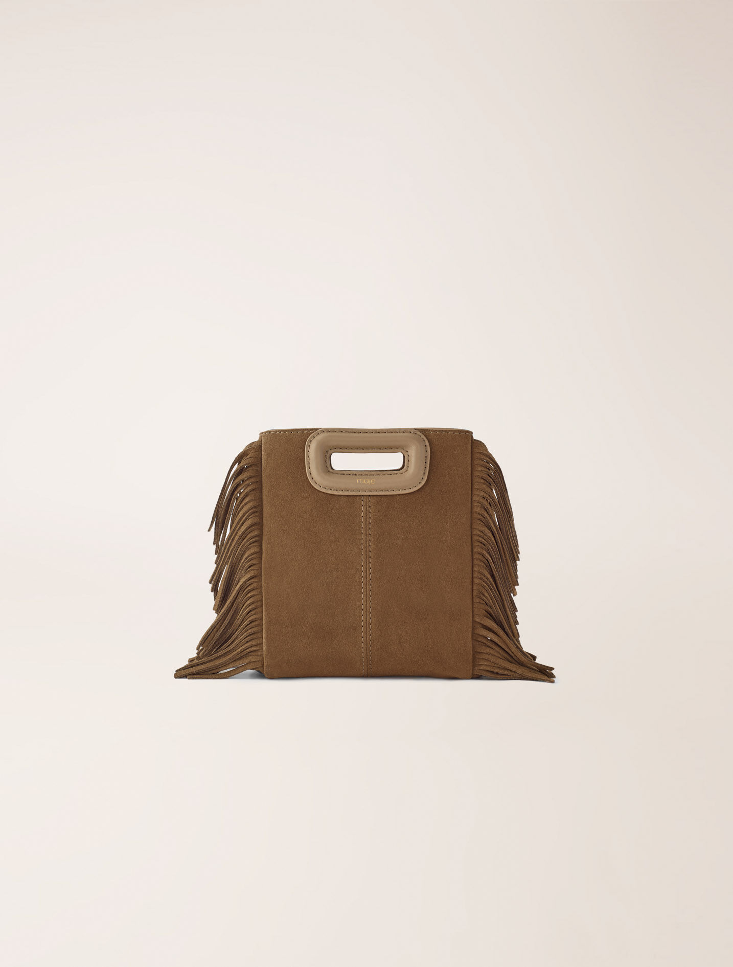 M mini bag in suede leather