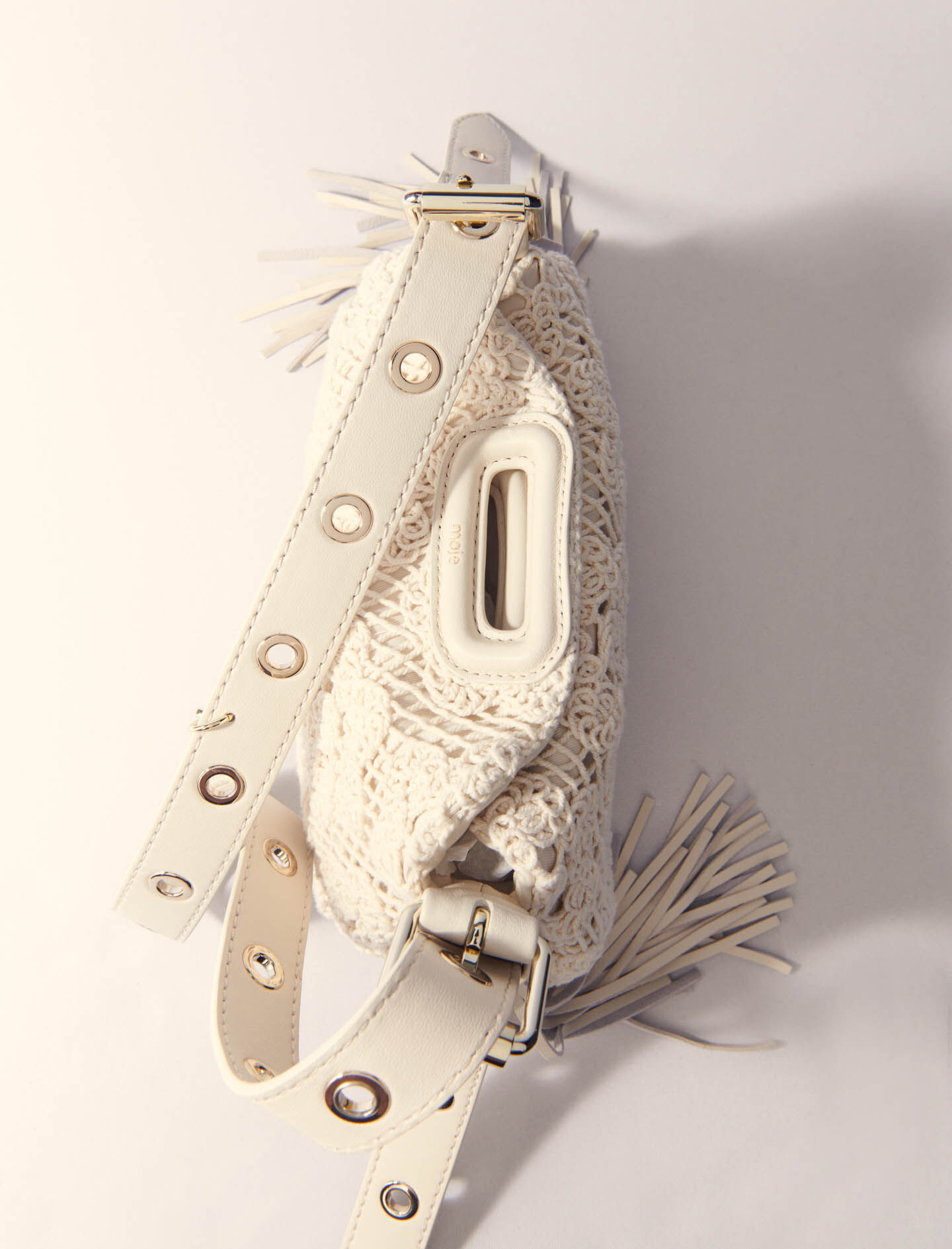 Plain leather mini Miss M bag