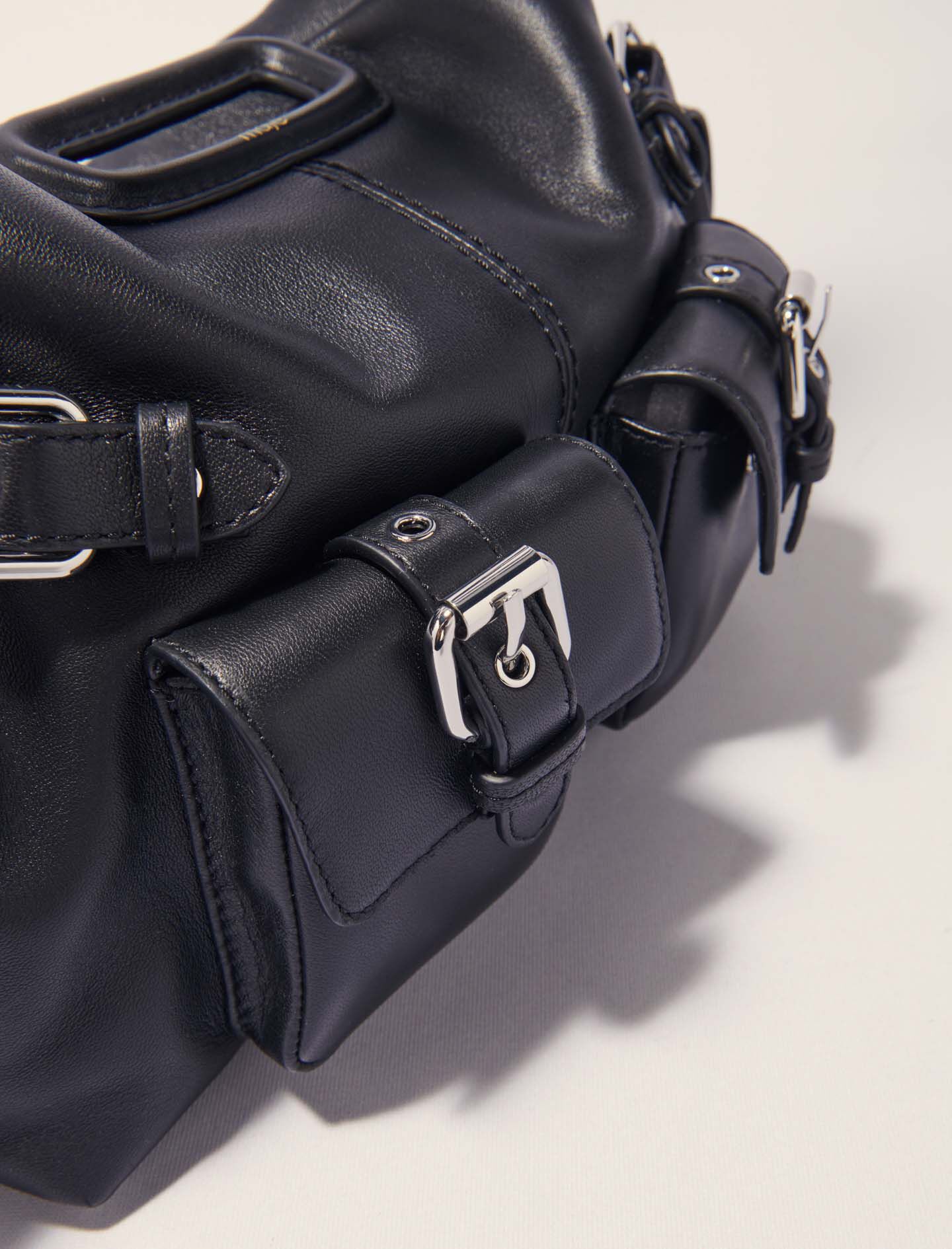 Miss M cargo bag in leather