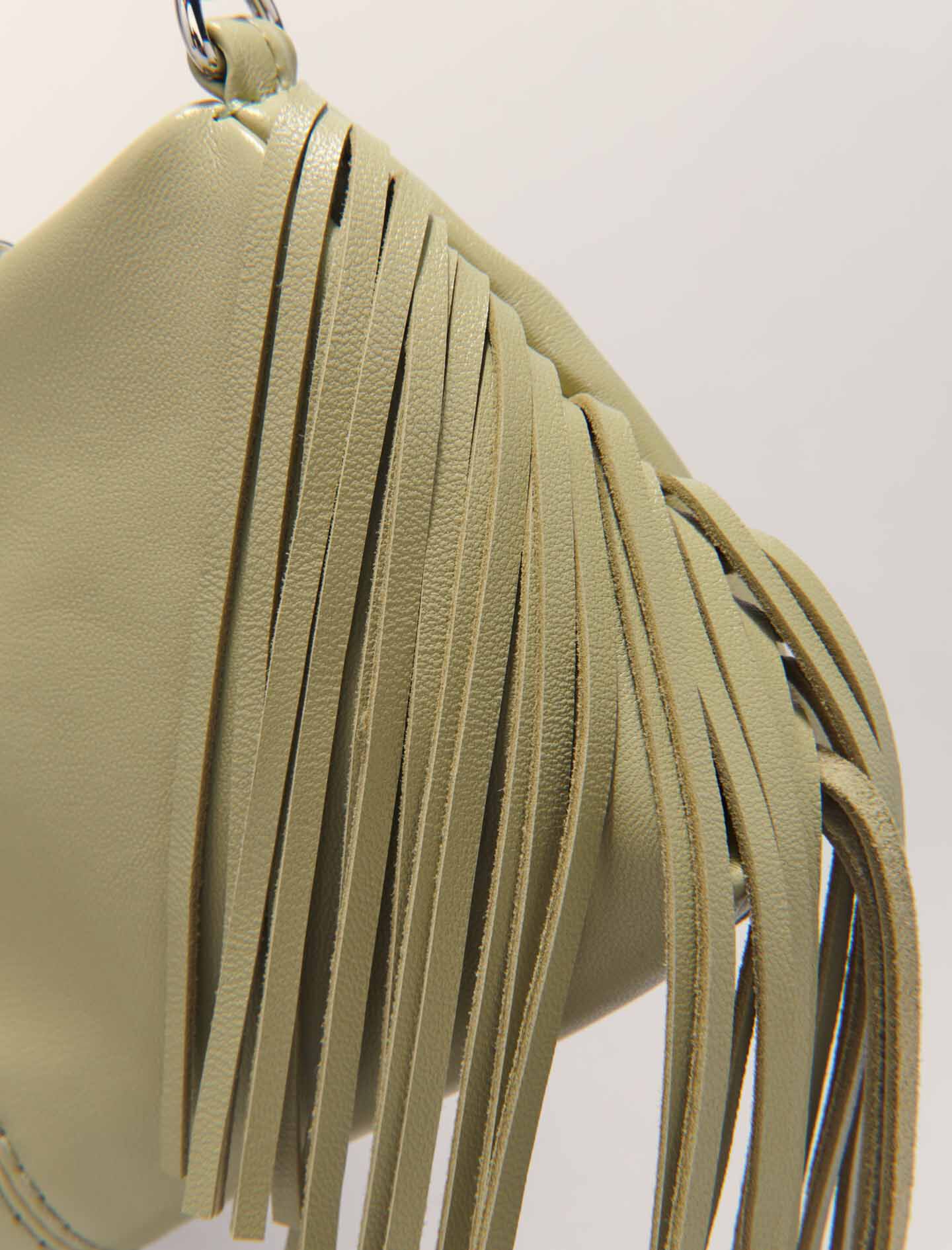 Miss M Pouch denim clutch bag