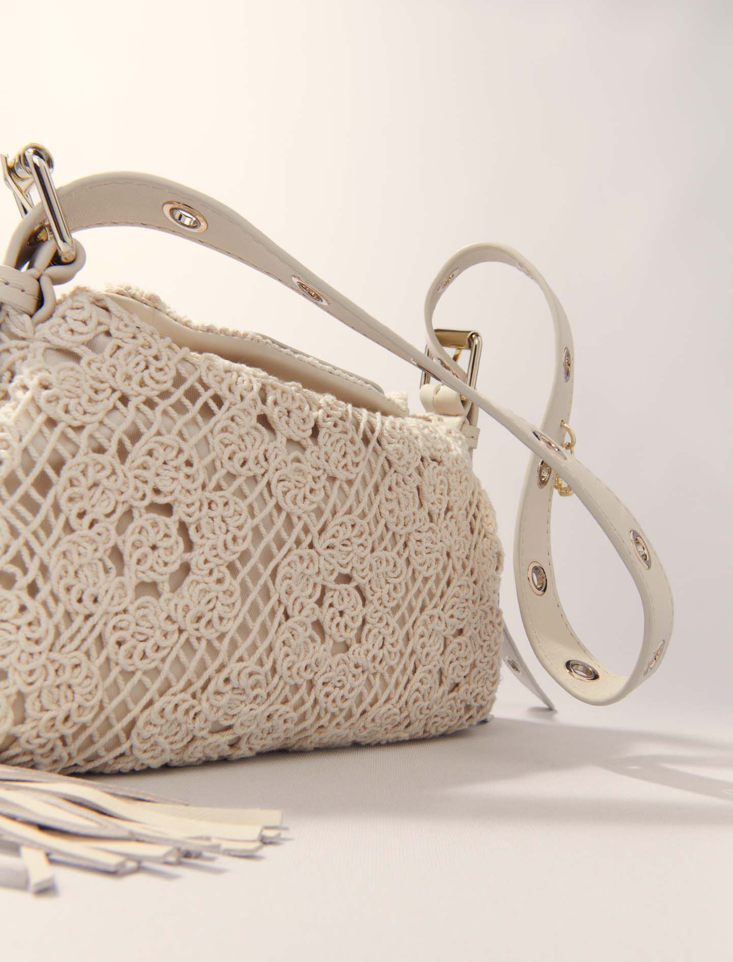 Plain leather mini Miss M bag