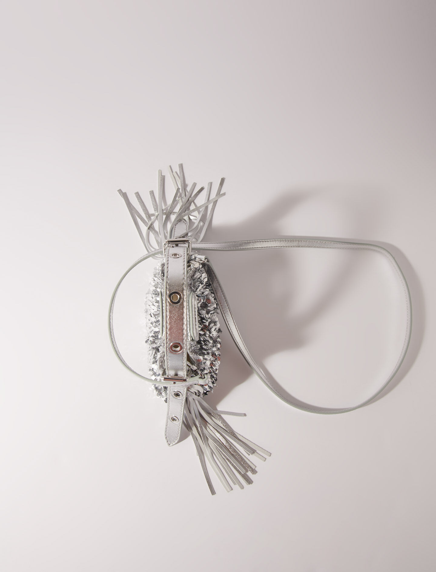 Miss M Nano bag with silver sequins