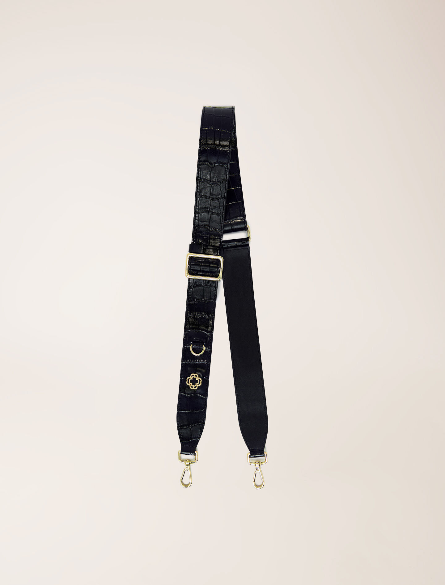 Leather shoulder strap