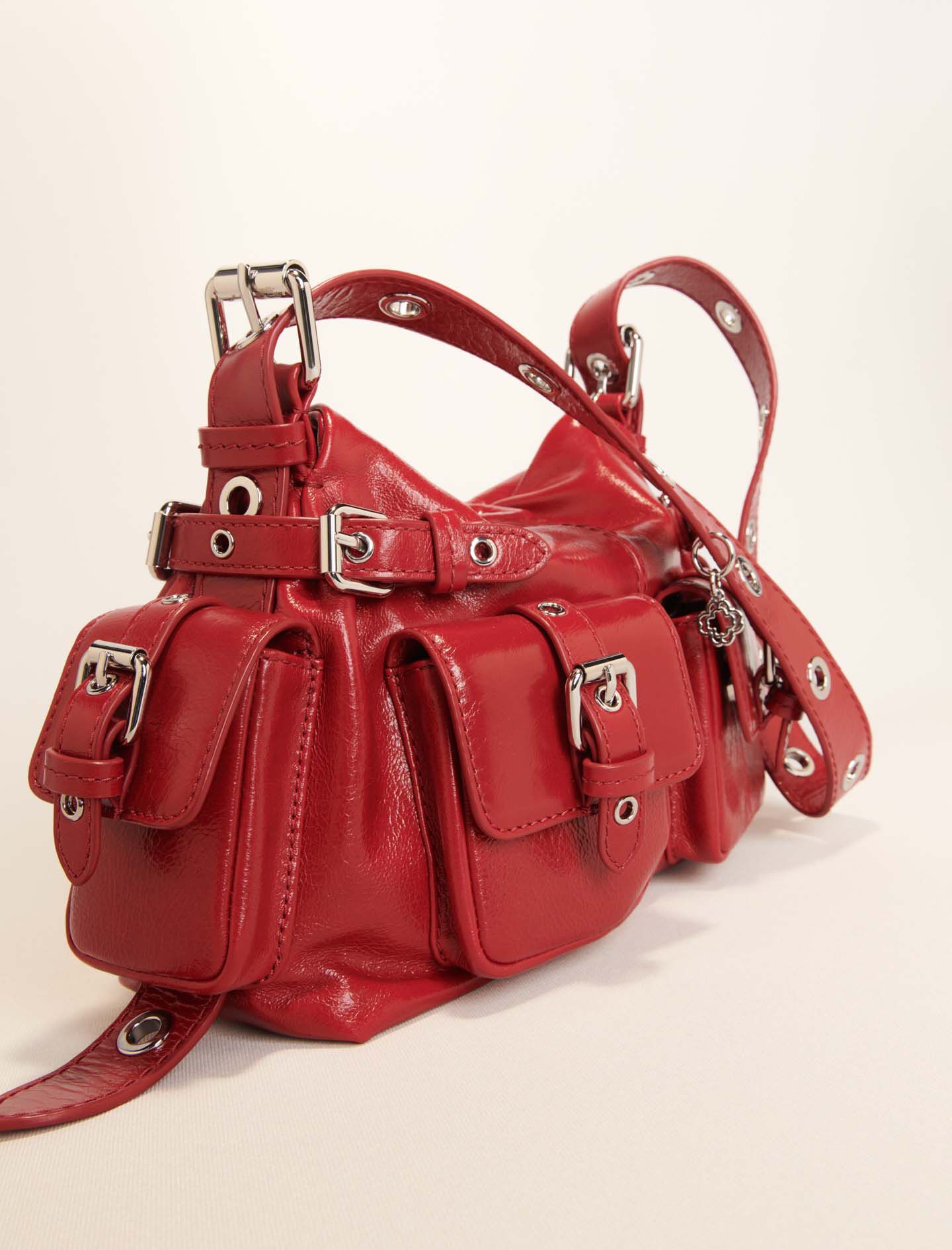 Miss M Mini cargo leather bag