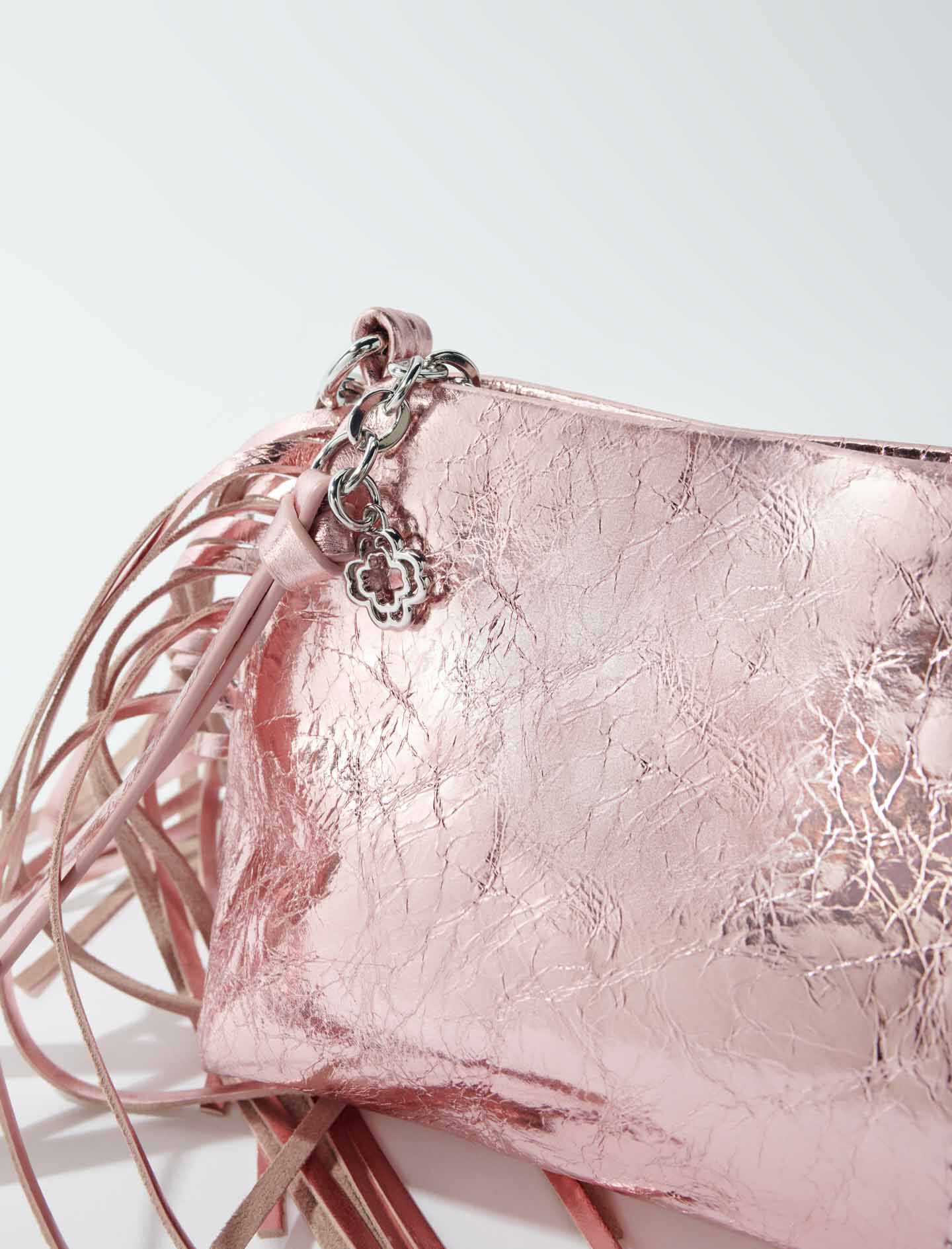 Miss M Pouch denim clutch bag