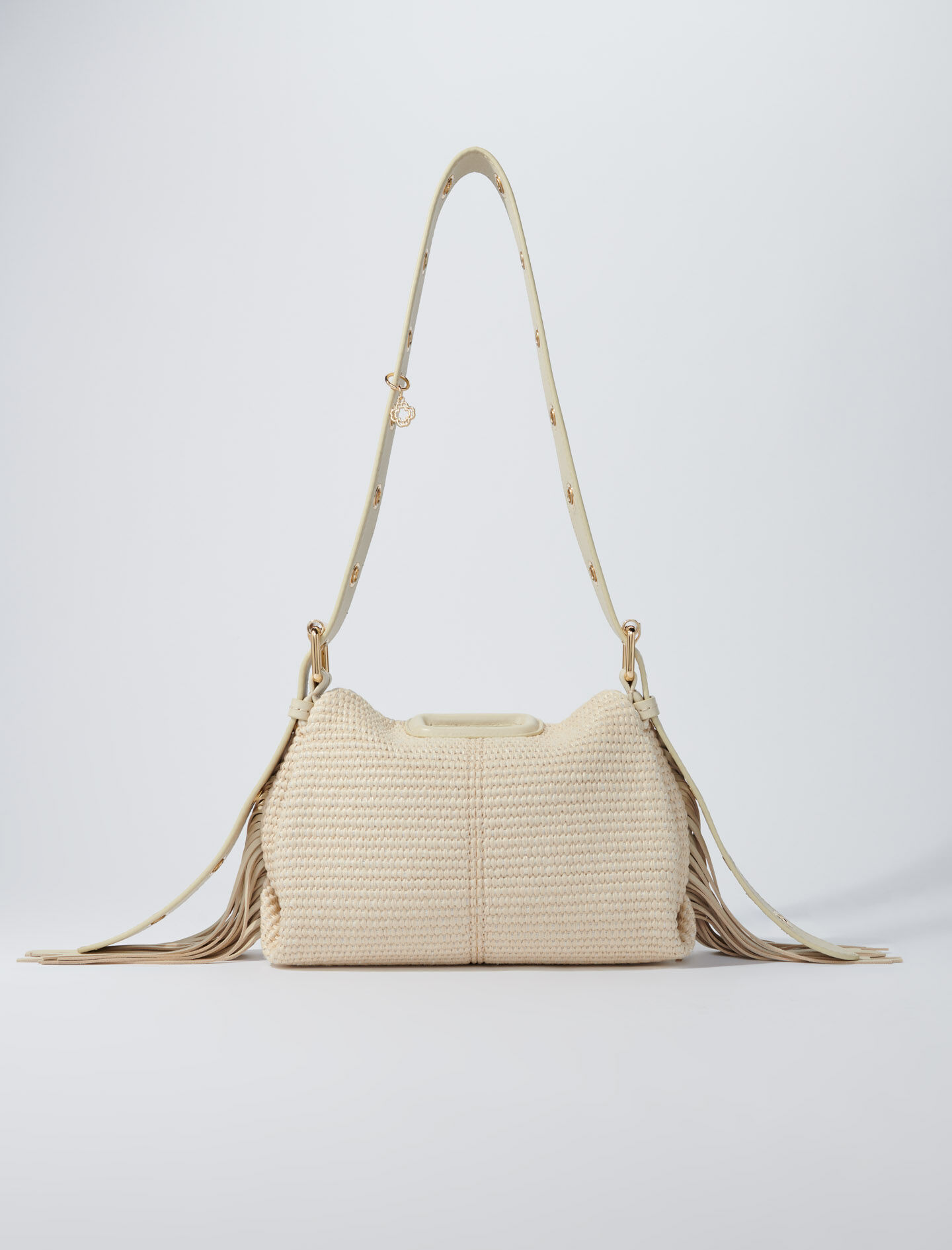 Plain leather mini Miss M bag