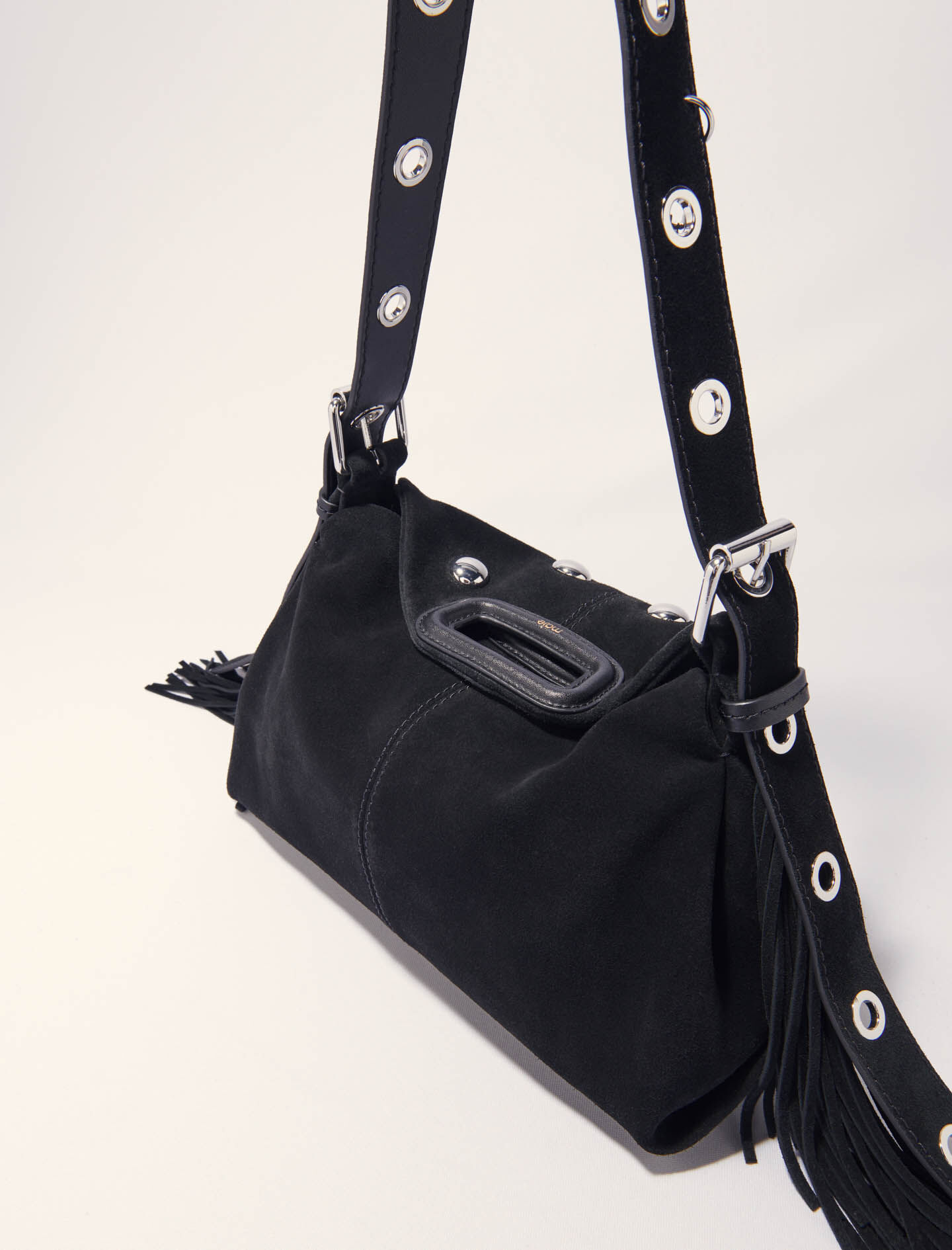 Miss M suede studded bag