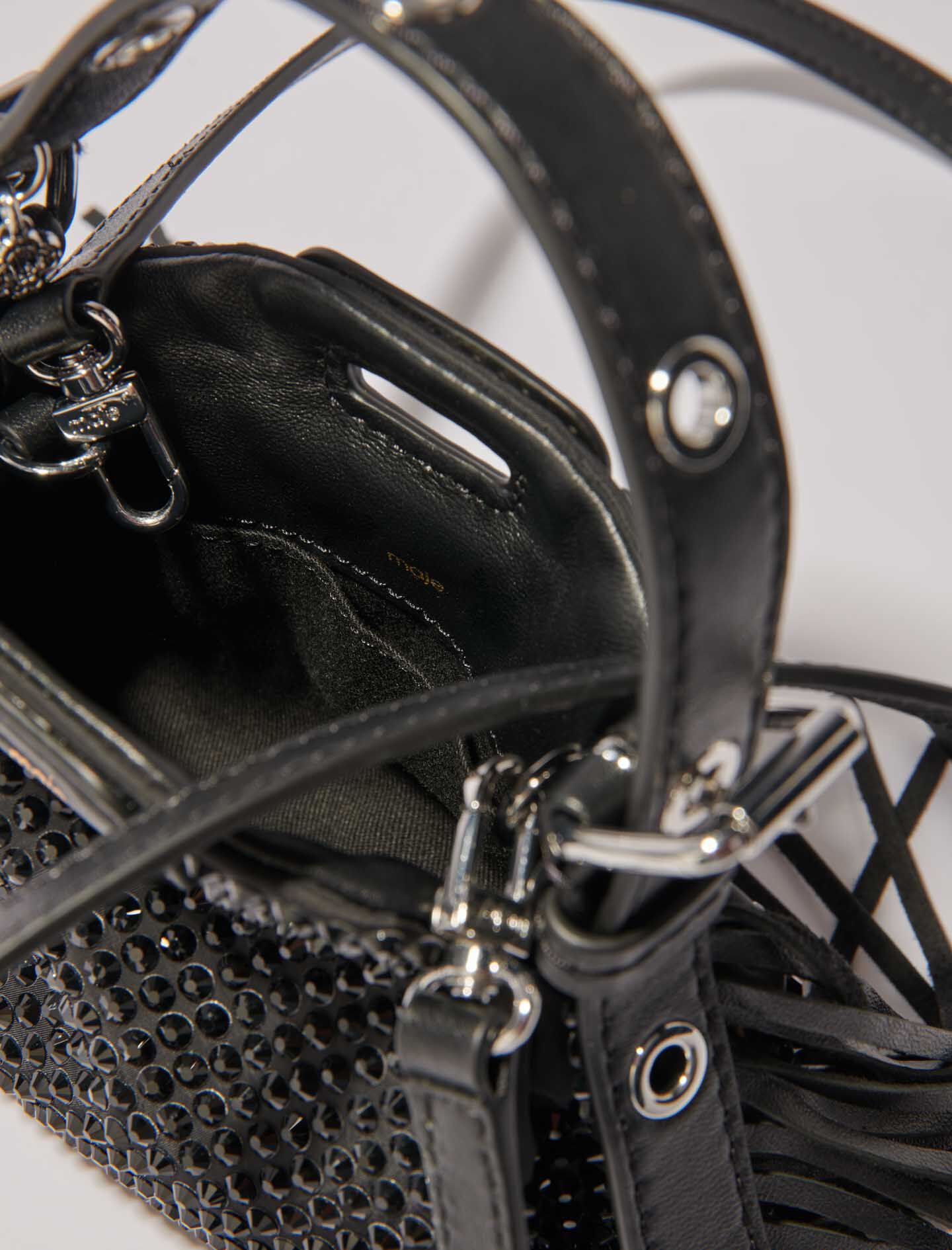 Miss M Nano bag with silver sequins