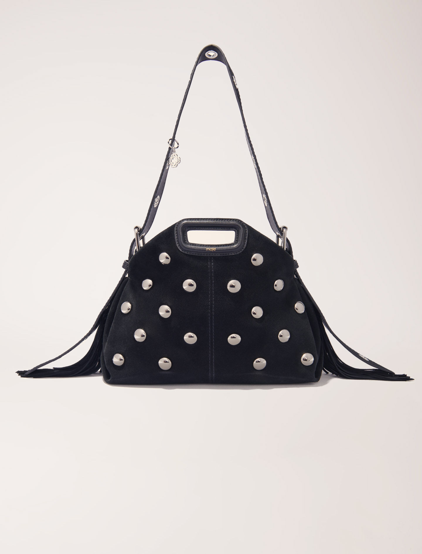 Miss M suede studded bag