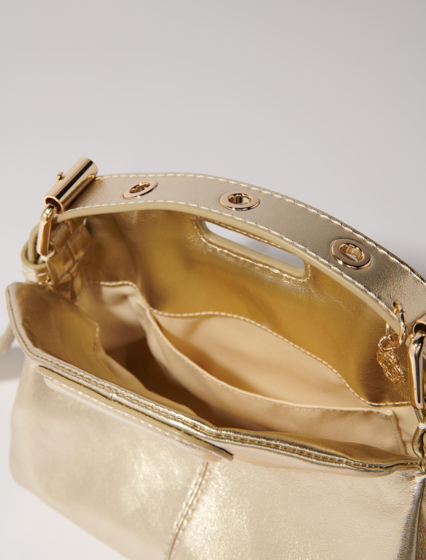 Metallic leather Miss M Mini bag