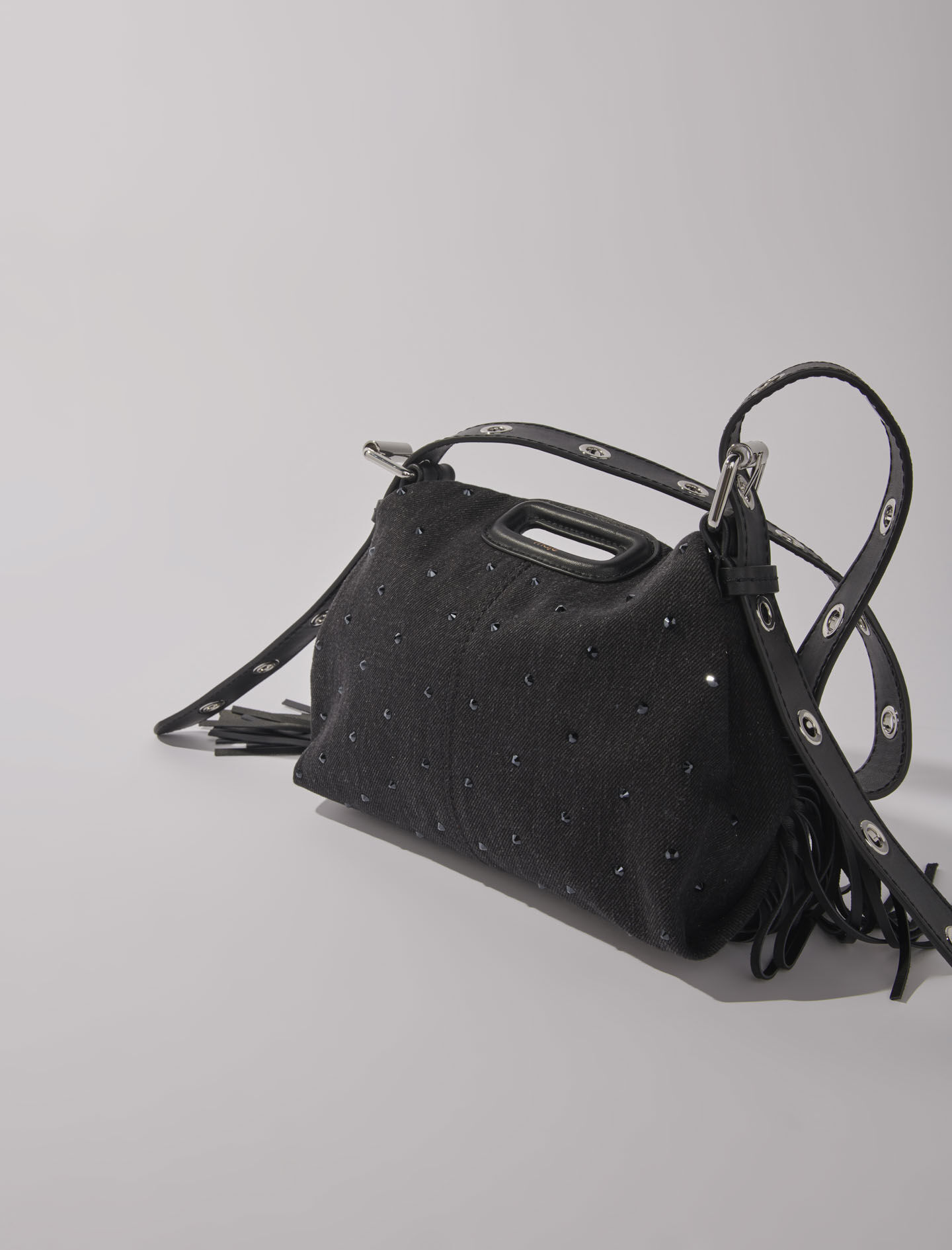 Metallic leather Miss M Mini bag