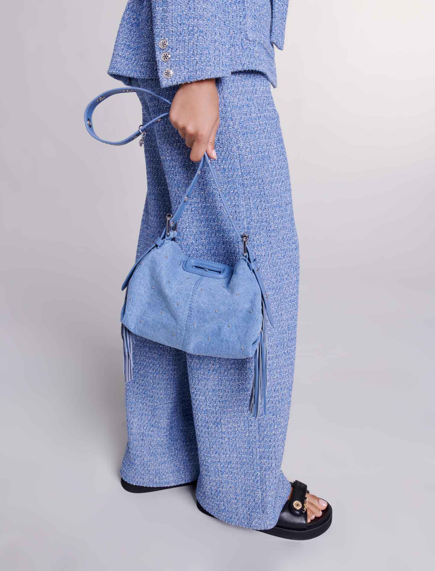 Metallic leather Miss M Mini bag