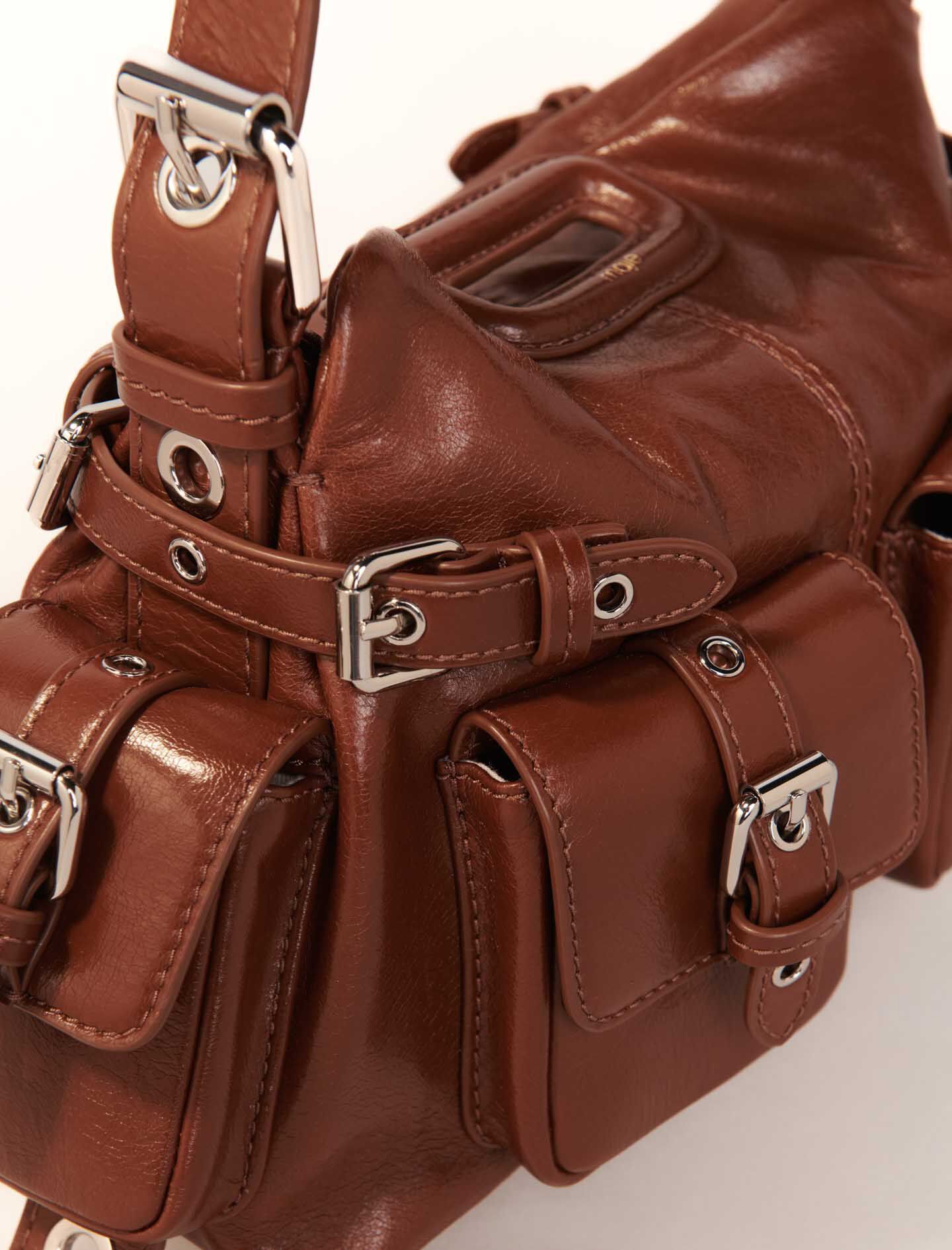 Miss M Mini cargo leather bag