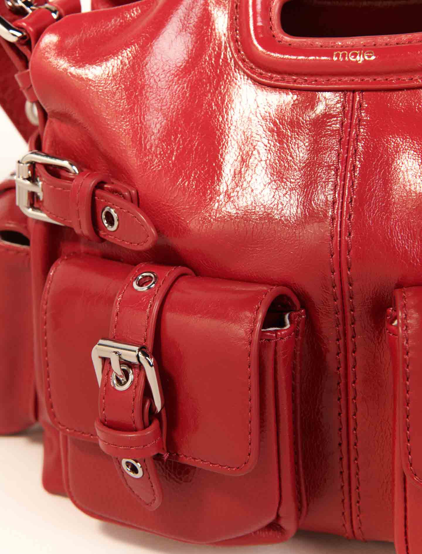 Miss M Mini cargo leather bag