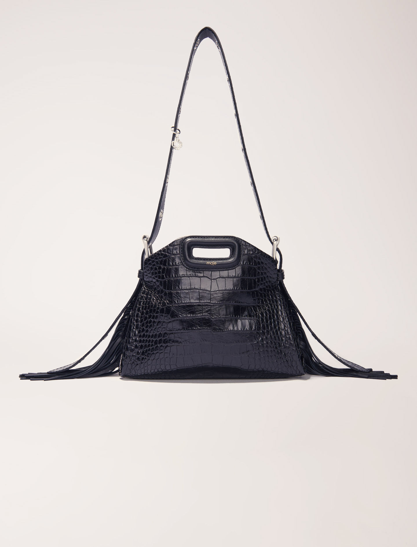 Miss M Mini embossed leather bag