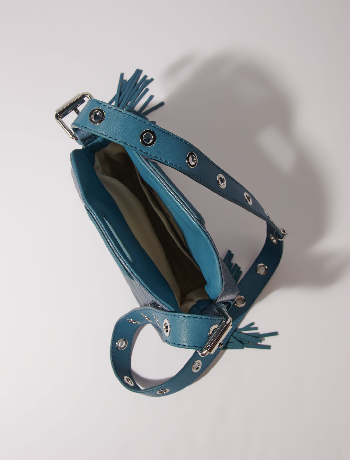 Plain leather mini Miss M bag