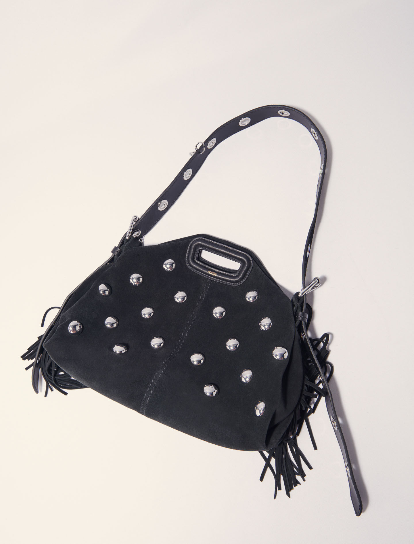 Miss M suede studded bag