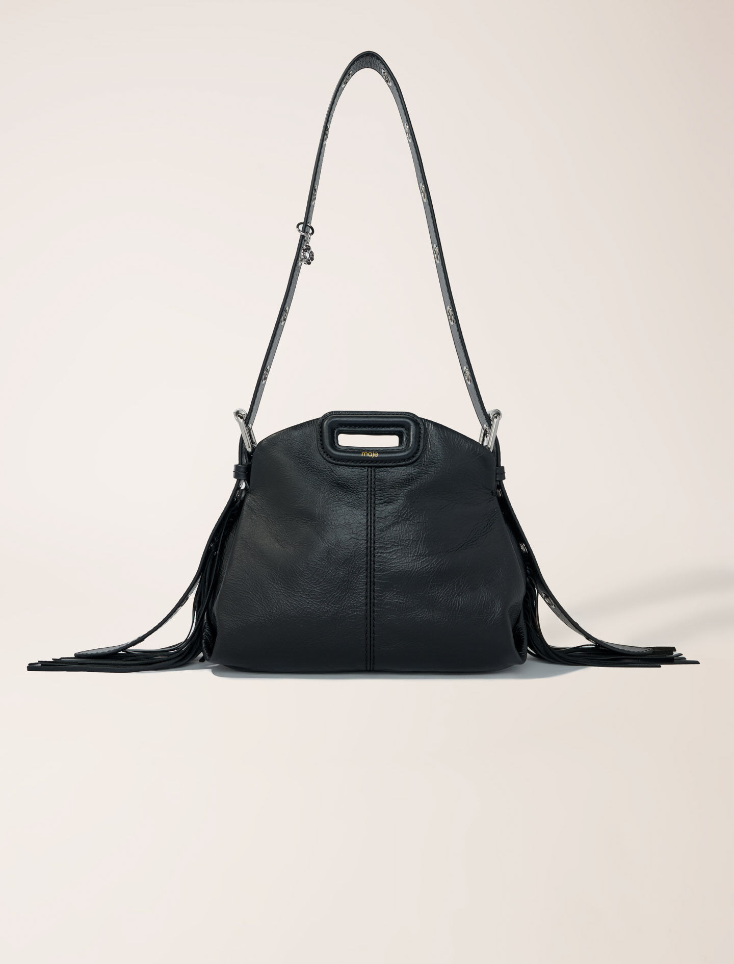 Crackle leather mini Miss M bag