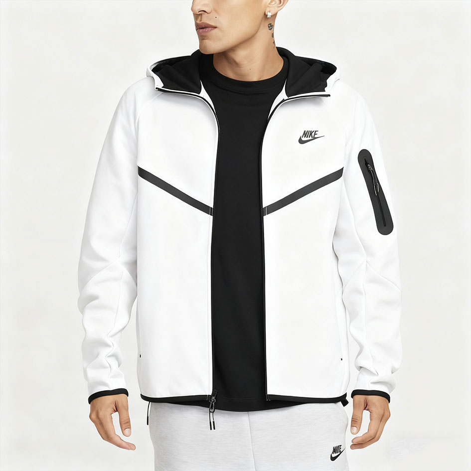 Fleece Windrunner Hoodie Jacket Full Zip