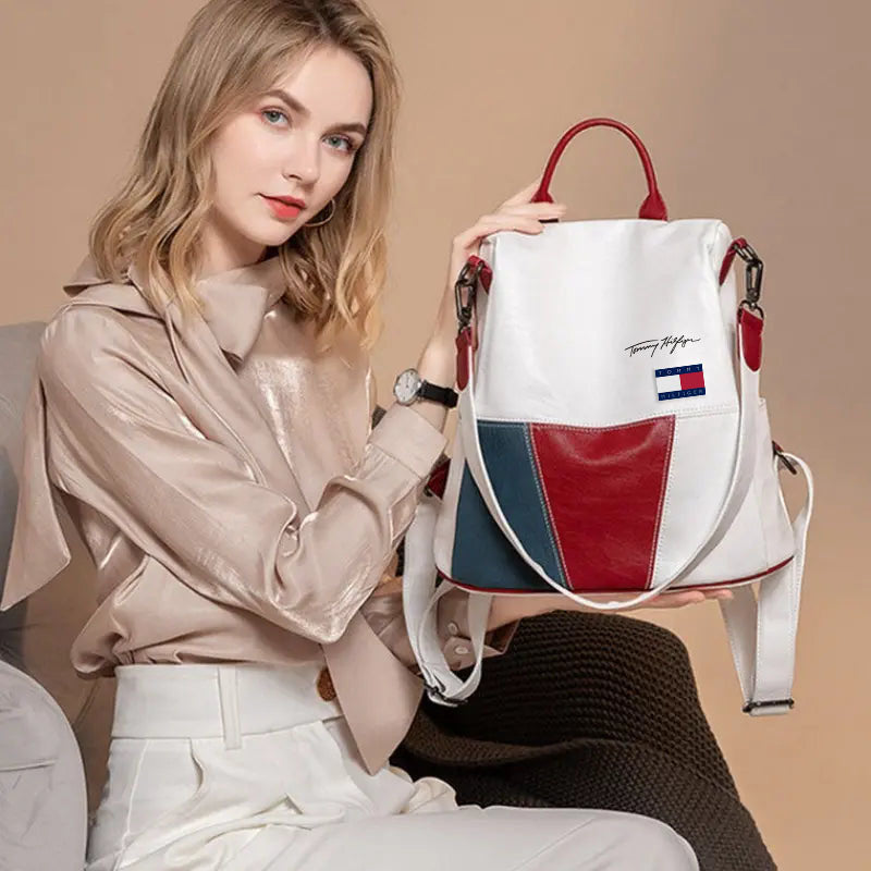 sievie?u m��kstas ��das plecu soma