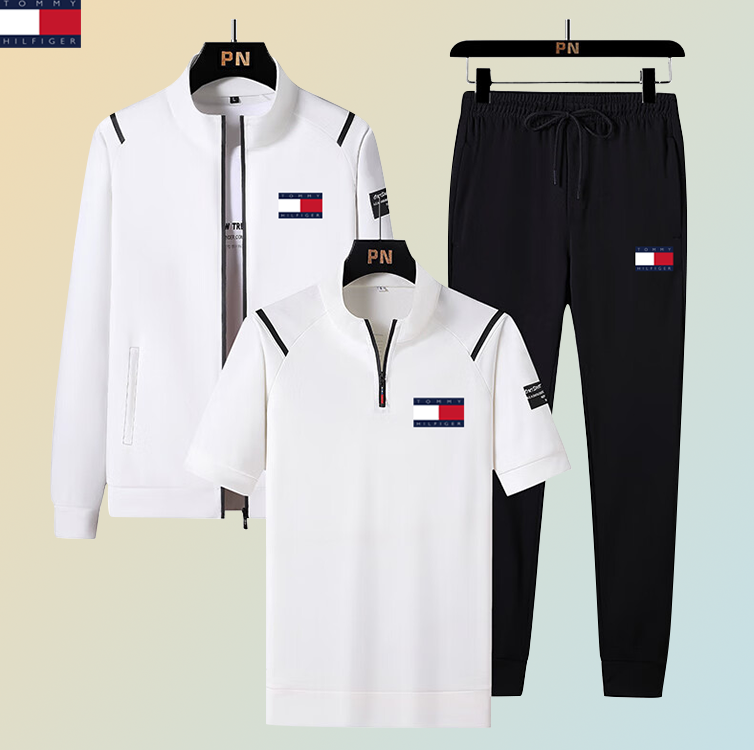 Divatos, ��j, h��rom r��szes f��rfi h��tk?znapi sportk��szlet - Korl��tozott idej? aj��nlat, akci��s