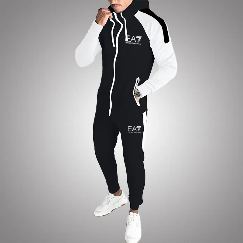 Dwucz??ciowy dres m?ski (kurtka + spodnie)