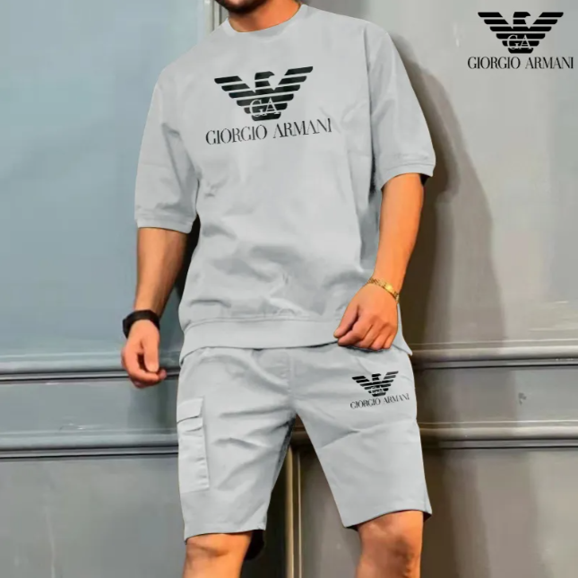 M?ska wygodna, codzienna, prosta odzie? sportowa (top + spodnie)