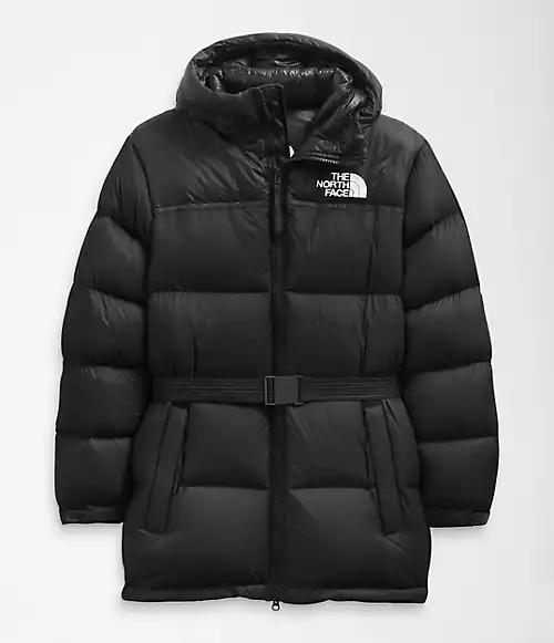 Women��s Nuptse Belted Mid Jacket
