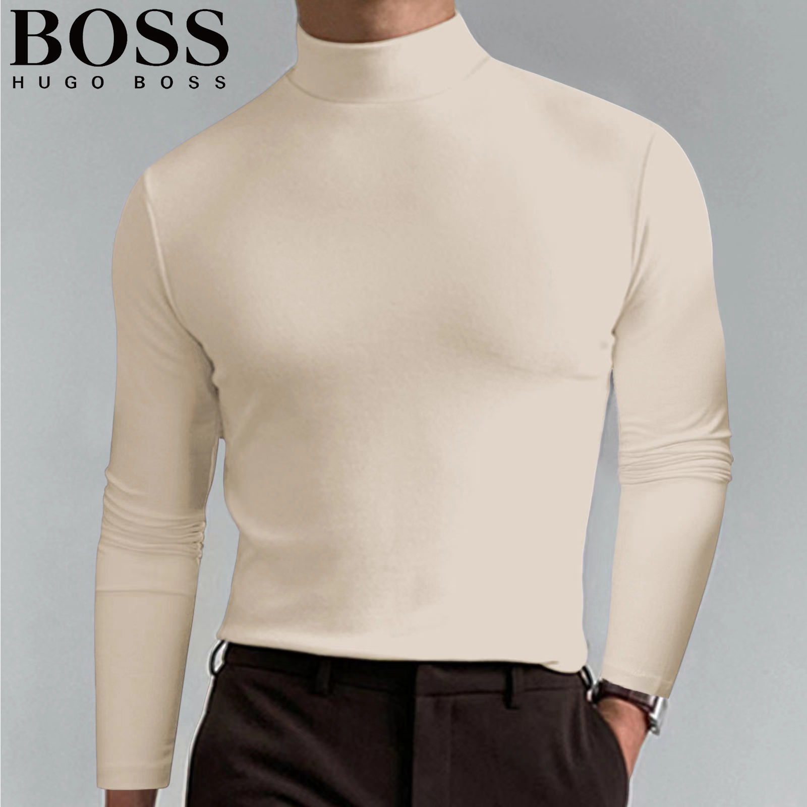 Men's Casual Round Neck Thermal Top