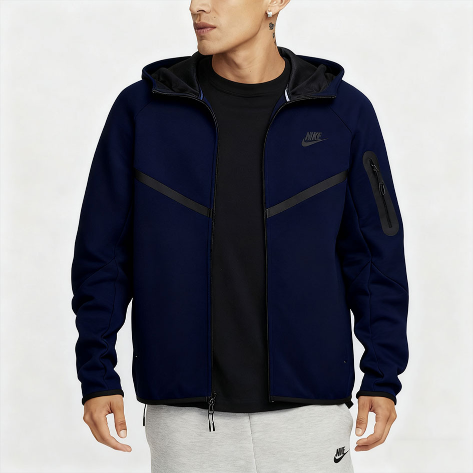 Fleece Windrunner Hoodie Jacket Full Zip
