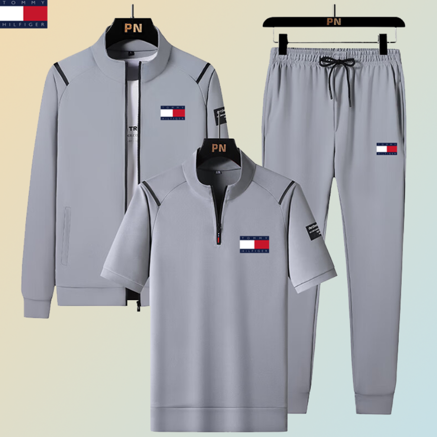 Divatos, ��j, h��rom r��szes f��rfi h��tk?znapi sportk��szlet - Korl��tozott idej? aj��nlat, akci��s