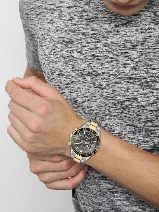 Chronograph Bi-Colour Bracelet Watch