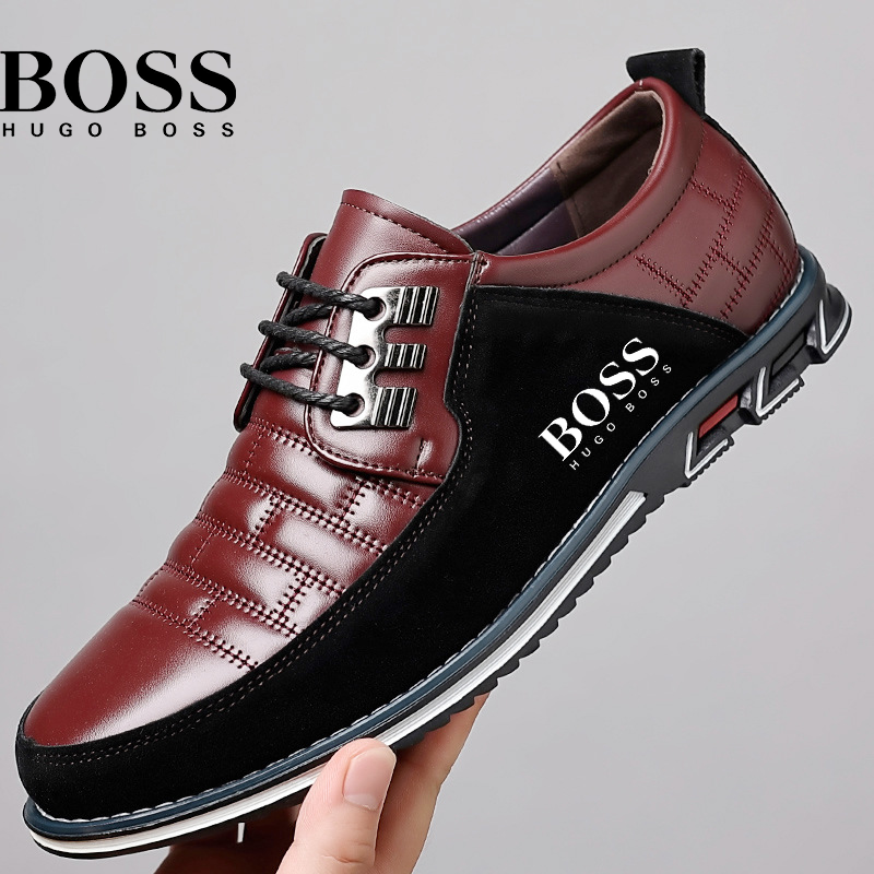 Casual leather shoes for men