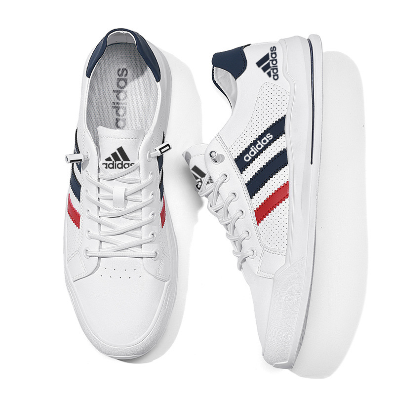 Breathable and comfortable casual white sneakers for summer