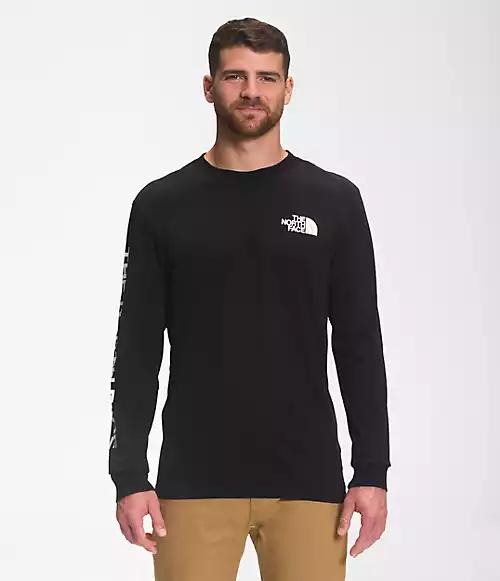 Men��s Long Sleeve TNF? Sleeve Hit Tee