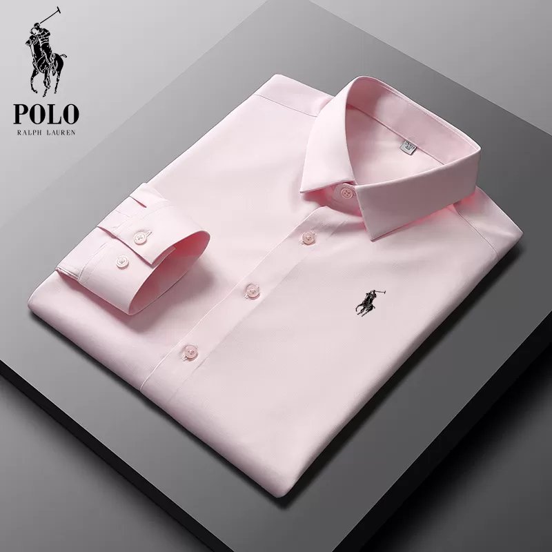 Men's Cotton Basic Denim Long Sleeve Shirt