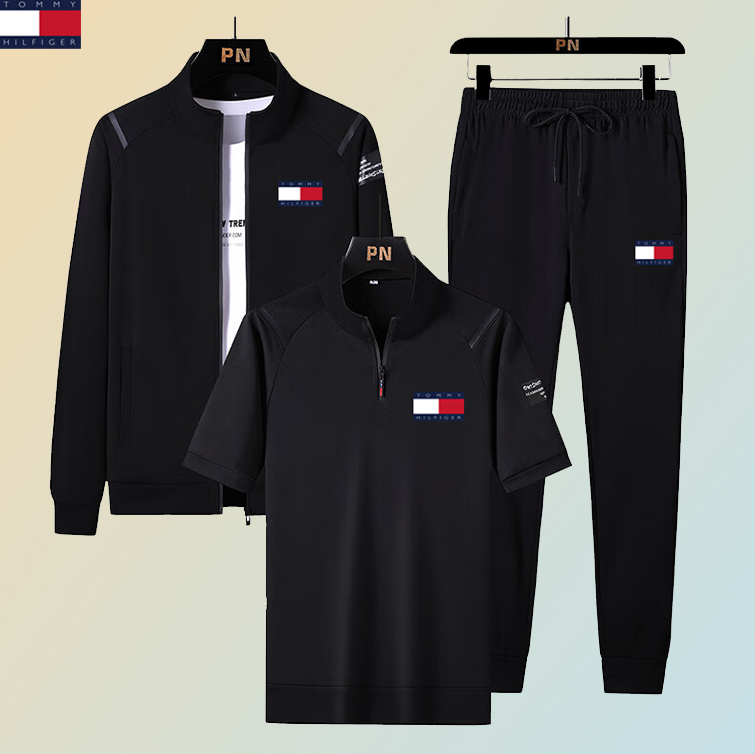 Divatos, ��j, h��rom r��szes f��rfi h��tk?znapi sportk��szlet - Korl��tozott idej? aj��nlat, akci��s