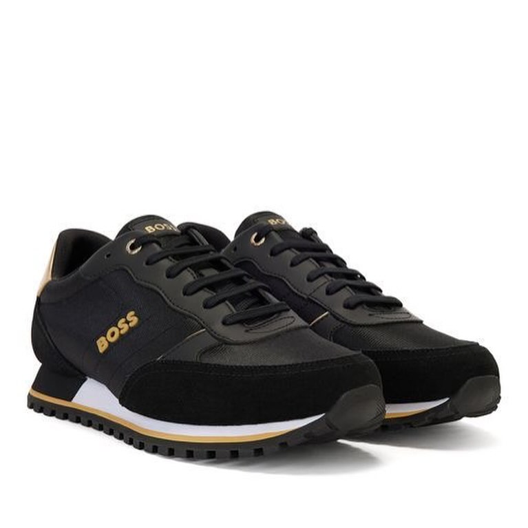 Orange Black Parkour Running Sneakers