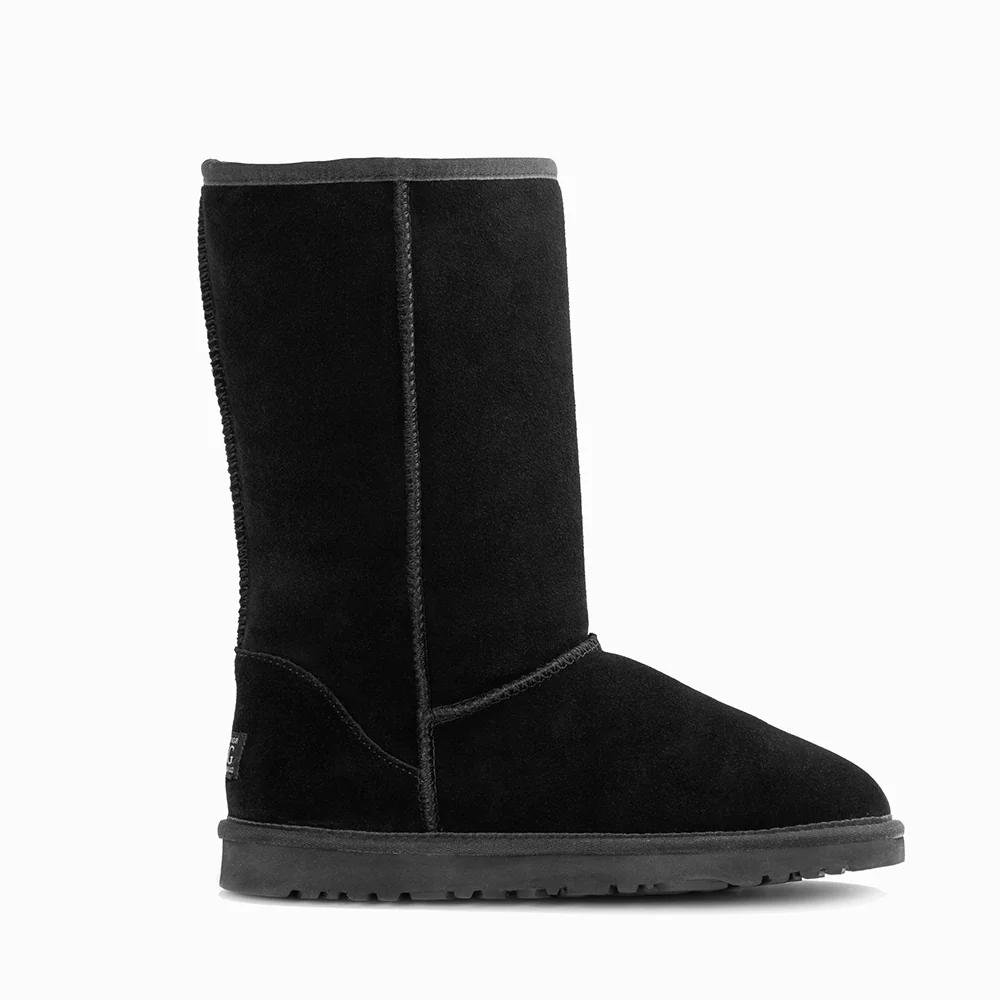 Ugg Boots autentico australiano pelle di pecora unisex lungo classico scamosciato (unisex mucca scamosciata)