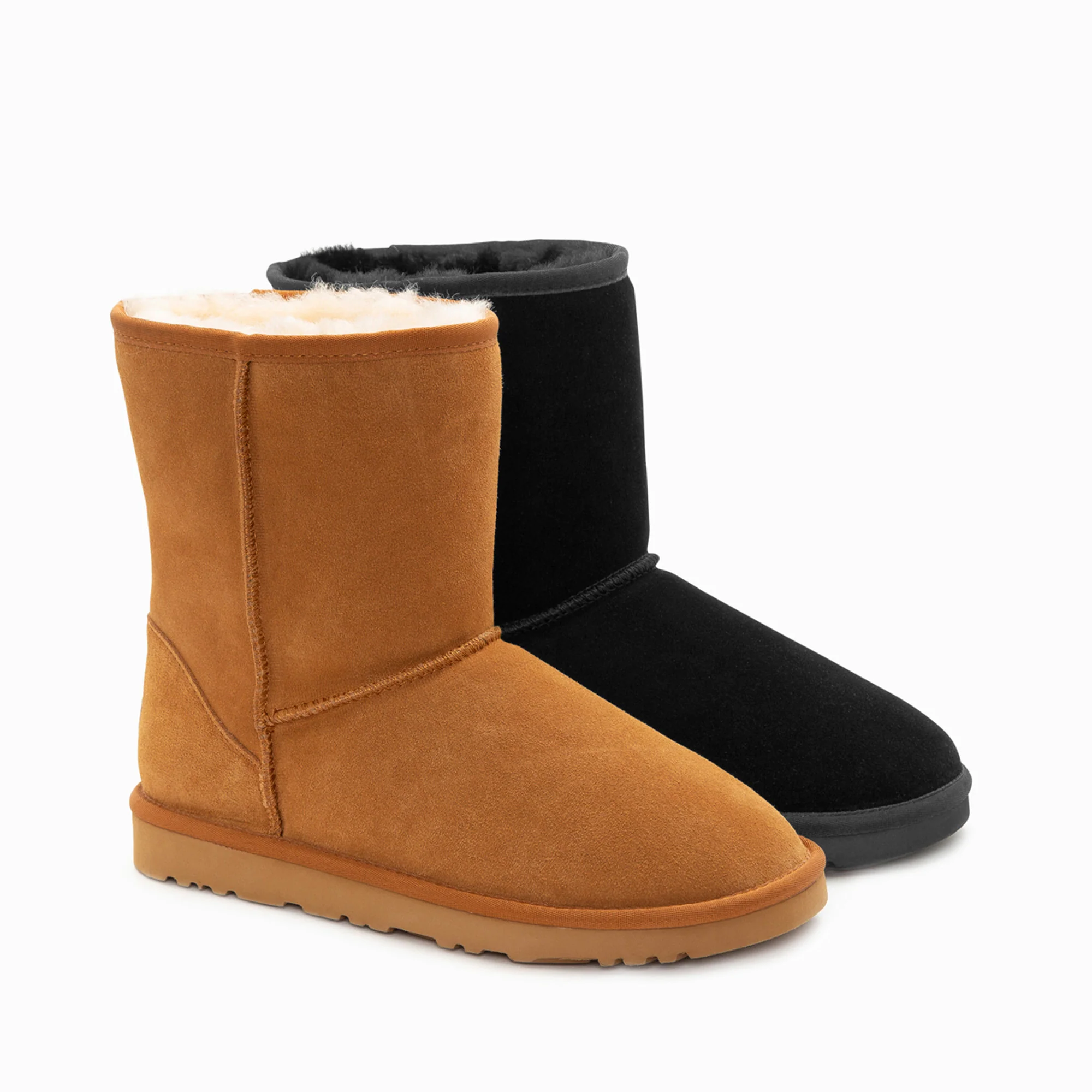 Originalne australske Ugg ?izme od ov?je ko?e Unisex kratke klasi?ne ?izme od bru?ene ko?e (uniseks kravlja antilop ?izme)