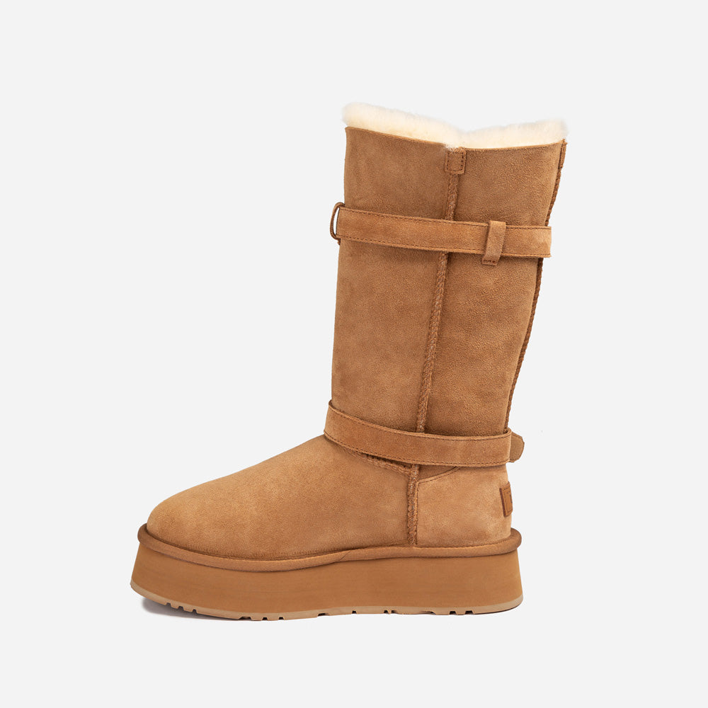 Ugg klasi?ne duge ?izme s kop?om na platformu (4,5 cm) (vodootporne)