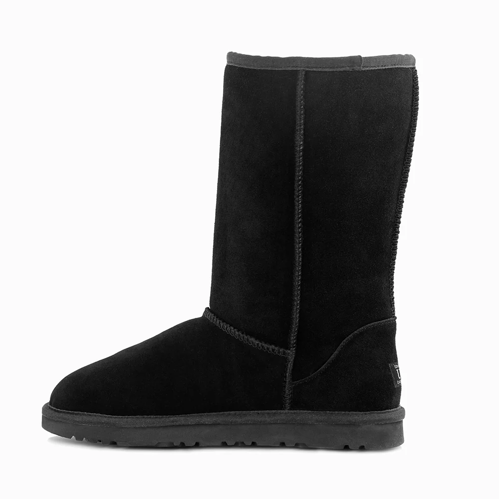 Ugg Boots autentico australiano pelle di pecora unisex lungo classico scamosciato (unisex mucca scamosciata)